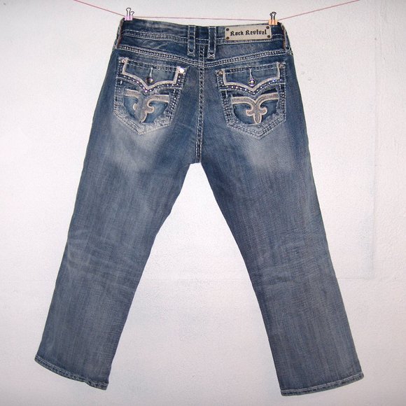 Rock Revival Fay Capri, 31, Measure 35-36"Waist